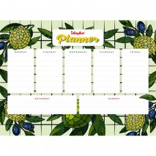 Планер на магнитной основе с алмазной мозаикой 