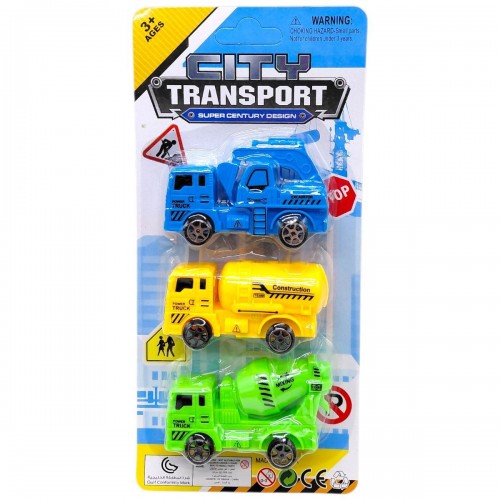 Набор машинок "Городской транспорт" 8 см (MiC)