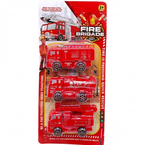 Набор пожарных машинок (9 см) (MiC)
