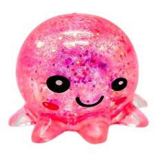 Антистресс жвачка-тянучка Осьминог 5,5 см (РОЗОВЫЙ)