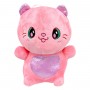 Мягкая игрушка цветной котик 20 см (РОЗОВЫЙ) (MiC)