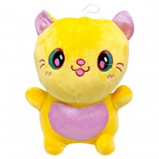 Мягкая игрушка цветной котик 20 см (ЖЕЛТЫЙ)