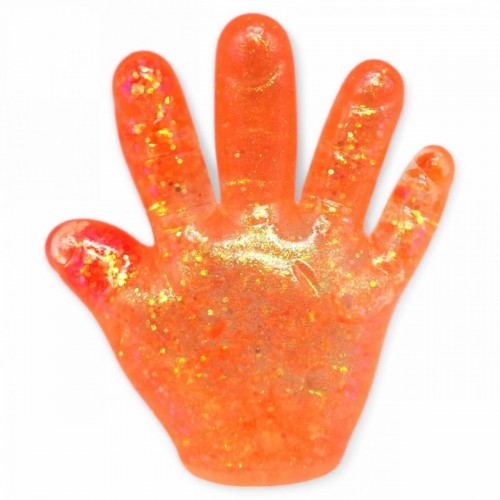 Игрушка-антистресс "Ладошка" (ОРАНЖЕВАЯ) (MiC)