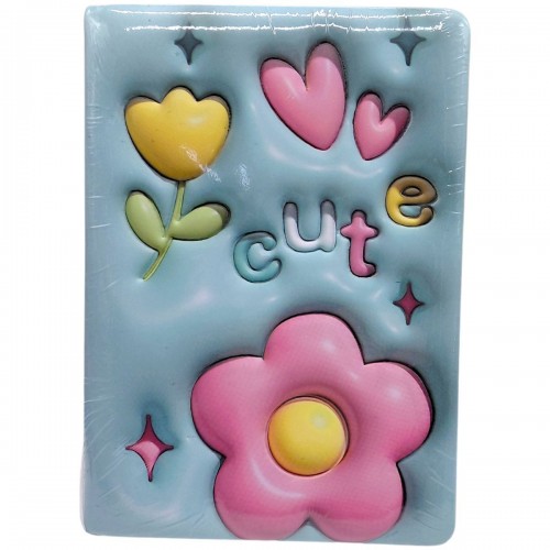 Блокнот 3D Цветы, формат а5 (МЯТНЫЙ) (Malevaro)