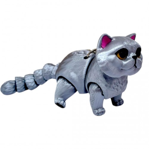 Брелок 3d печать "Кот шарнирный" (MiC)