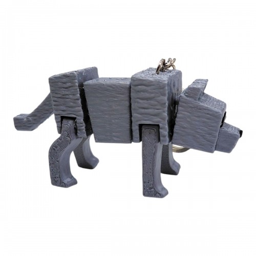 Брелок 3d печать "Minecraft: Волк" (MiC)