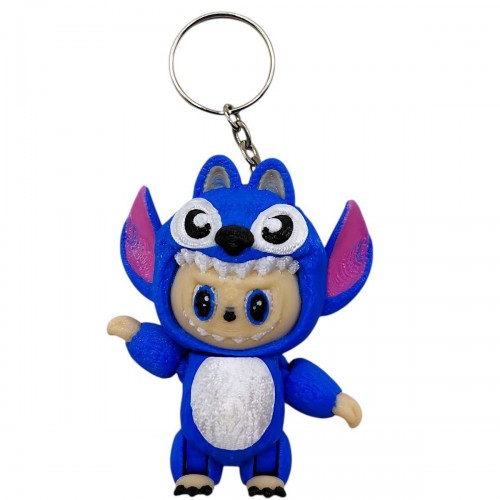 Брелок 3d печать "Стич-Лабубу" (MiC)