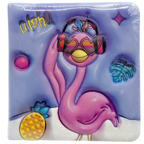 Блокнот 3D 10Х9,5 см "Фламінго" (СИНІЙ) (Malevaro)