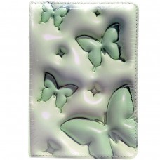 Блокнот 3D.Бабочки, ФОРМАТ А5 (ЗЕЛЕНЫЙ)