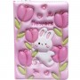 Блокнот 3D.Кролик, ФОРМАТ А5 (РОЗОВЫЙ) (Malevaro)