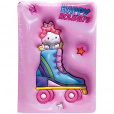 Блокнот 3D Зайчик, формат а5 (СВЕТЛО-РОЗОВЫЙ)