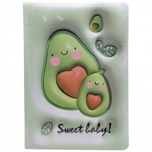 Блокнот 3D Фрукты, формат а5 (АВОКАДО) (Malevaro)