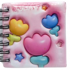 Блокнот 3D на пружине 10Х9,5 см 