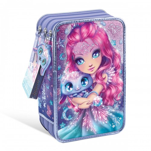 Потрійний пенал з наповненням – Кристалія (Nebulous Stars)