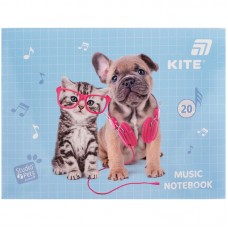 Тетрадь для нот А5, 20 л, SP