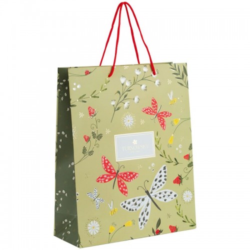 Пакет паперовий подарунковий, 26х32см, TR, Secret Garden 2 (Axent)