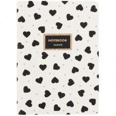 Книга записная A6,60 арк., кл., Black&White