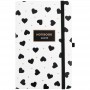 Книга записная Partner, 125х195 мм, 96 арк., кл, Black&White (Axent)