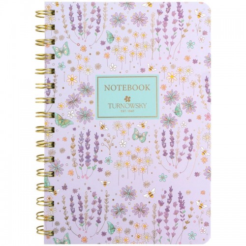 Блокнот на спирали тв. об., А5, 80 арк,кл,TR,Morning Dew 2 (Axent)