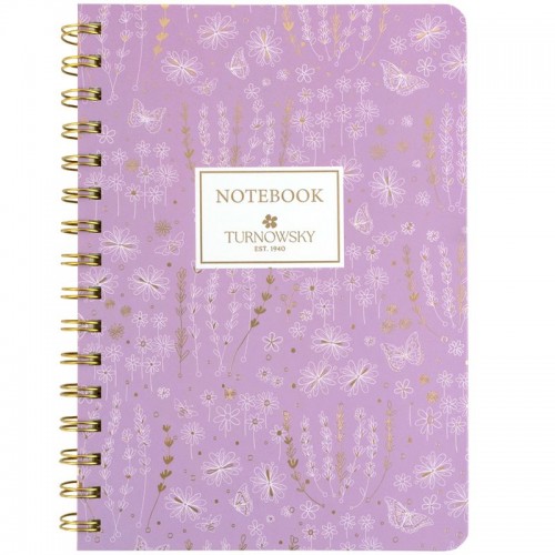 Блокнот на спирали тв. об., А5, 80 арк,кл,TR,Morning Dew 1 (Axent)