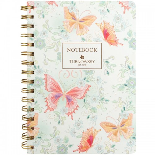 Блокнот на спирали тв. об., А5, 80 арк,кл,TR,Nat Melody 1 (Axent)