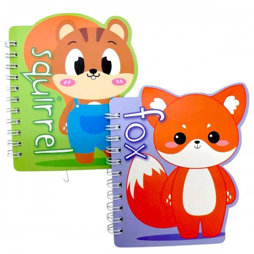 Блокнот на пружине "Космос" 12x12 см, 60 л (микс видов) (Malevaro)