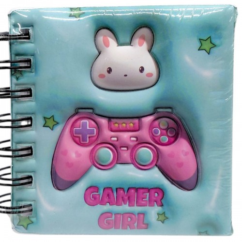 Блокнот 3D на пружине 10Х9,5 см "Кролик" (МЯТНЫЙ) (Malevaro)