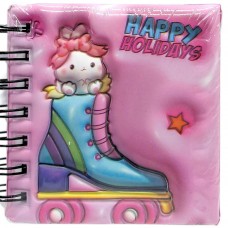 Блокнот 3D на пружине 10Х9,5 см 