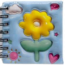 Блокнот 3D на пружине 10Х9,5 см 