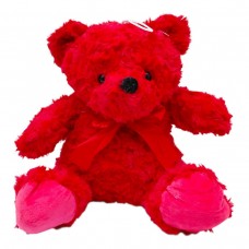 МЯГКАЯ ИГРУШКА ЦВЕТНОЙ МИШКА 20 СМ (КРАСНЫЙ)