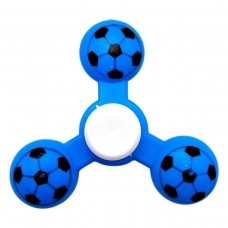 Спинер объемный футбольный мяч (ГОЛУБОЙ)