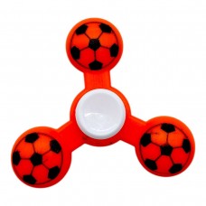 Спинер объемный футбольный мяч (Оранжевый)
