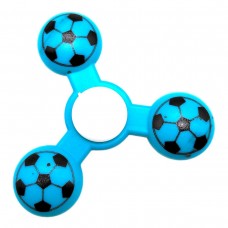 Спинер объемный футбольный мяч (БИРЮЗОВЫЙ)