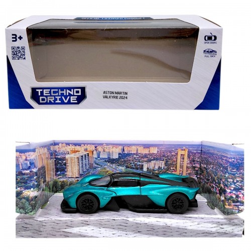 Автомодель - ASTON MARTIN VALKYRIE 2024 (БІРЮЗОВИЙ) (TechnoDrive)