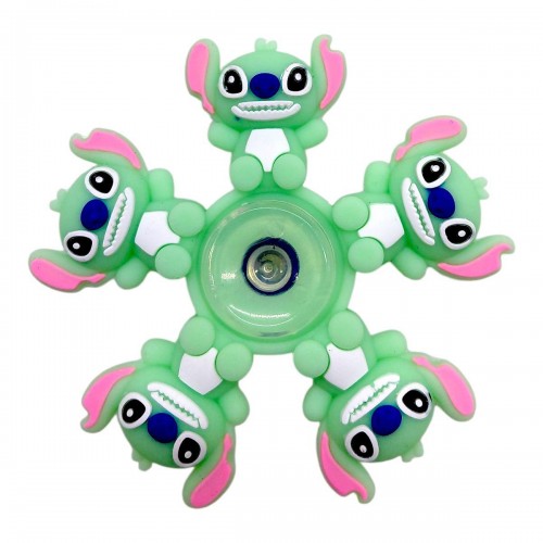 Спинер резиновый STITCH (БИРЮЗОВЫЙ) (MiC)