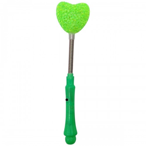 Палочка светяшка, праздничная (микс видов: сердечко, цветок, звездочка) ЗЕЛЕНАЯ (MiC)
