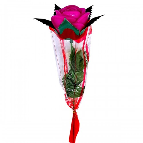 Светяшка "Роза" 40 см (РОЗОВАЯ) (MiC)