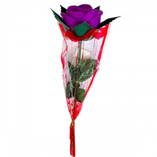 Светяшка "Роза" 40 см (ФИОЛЕТОВАЯ) (MiC)
