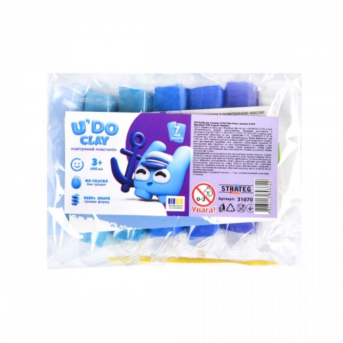 Набір для ліплення "UʼDO Clay: Аква" (Strateg)