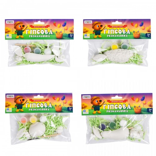 Гіпсова розмальовка "Яскравий город" (мікс) (Strateg)