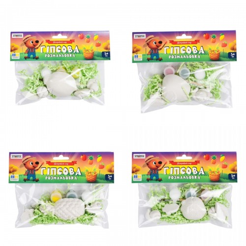 Гіпсова розмальовка "Яскравий сад" (мікс видів) (Strateg)