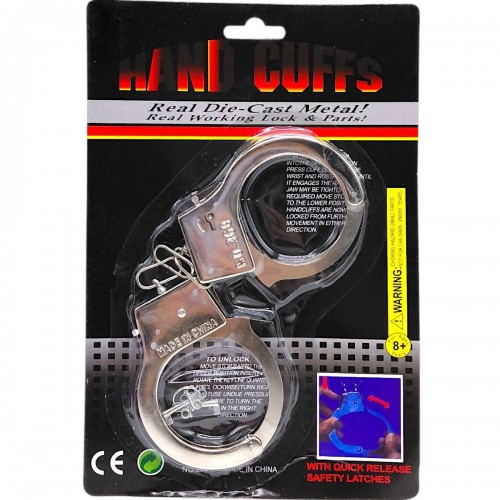 Наручники іграшкові, металеві (MiC)