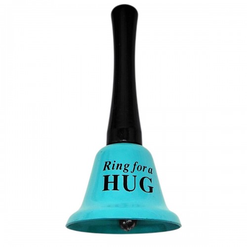 Дзвіночок довгий "HUG" 12,5 см (БІРЮЗОВИЙ) (MiC)