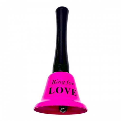 Дзвіночок довгий "LOVE" 12,5 см (МАЛИНОВИЙ) (MiC)