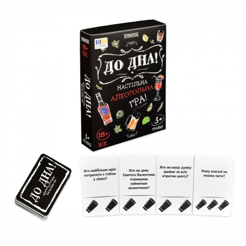 Настільна гра "До Дна!" (укр) (Strateg)