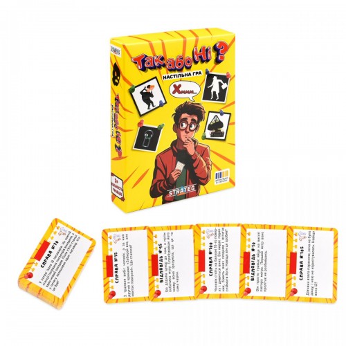 Настільна гра "Так або Ні?" (укр) (Strateg)