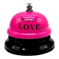 Дзвіночок настільний  LOVE (РОЖЕВИЙ)