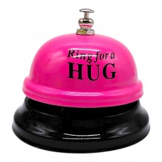 Колокольчик настольный HUG (РОЗОВЫЙ)