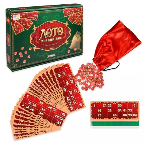 Настольная игра "Лото классическое" (укр) (Strateg)