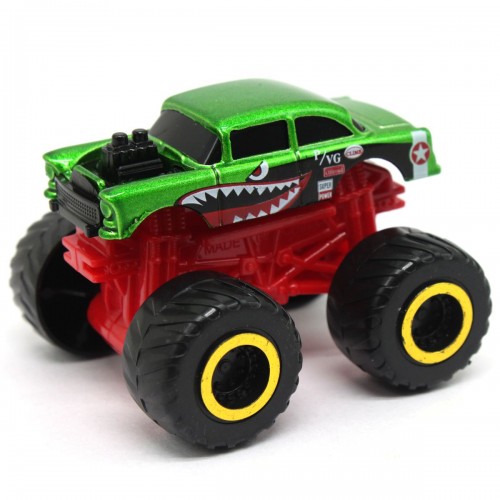 Машинка металлическая мини, на крупных колесах (зеленая) (MiC)